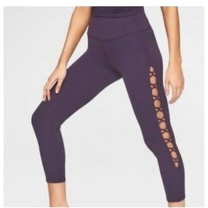 Athleta 7/8 purple SHIVA tight